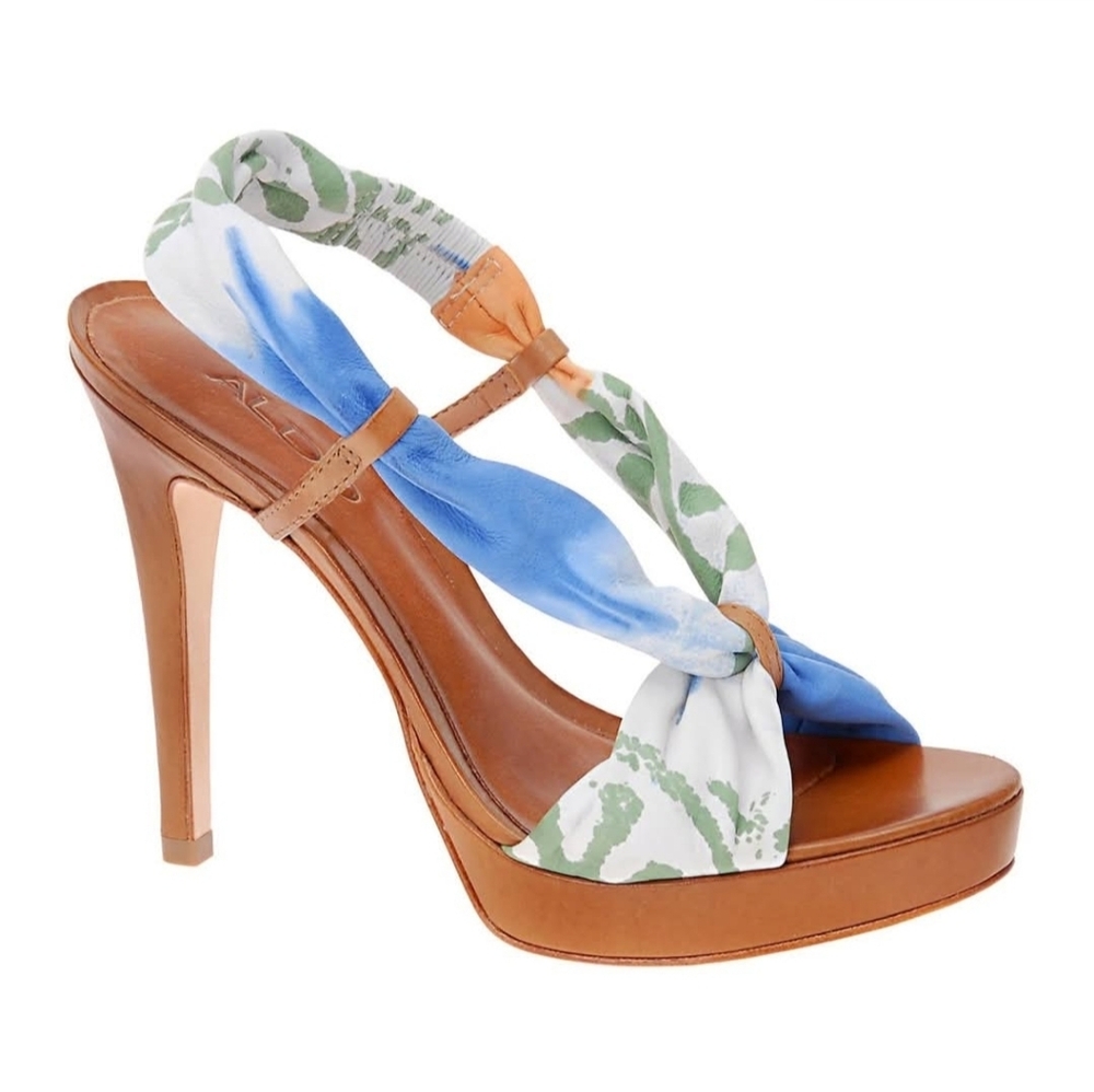 Aldo Soft Tropics 4 inch Stiletto Heel Sandals Size 39